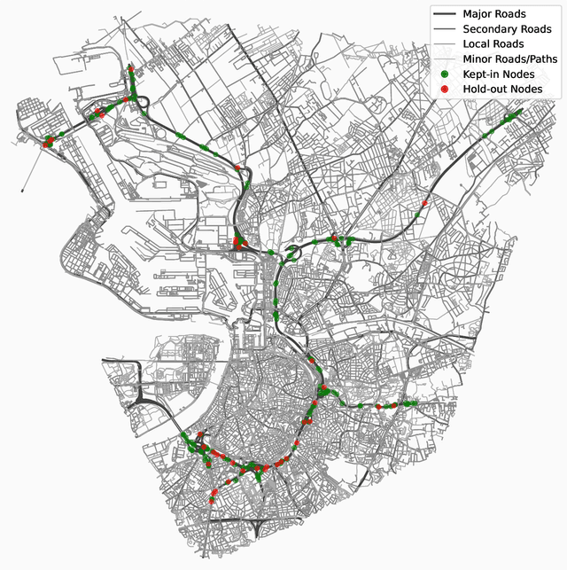 Figure 2 for A Hybrid Inductive-Transductive Network for Traffic Flow Imputation on Unsampled Locations