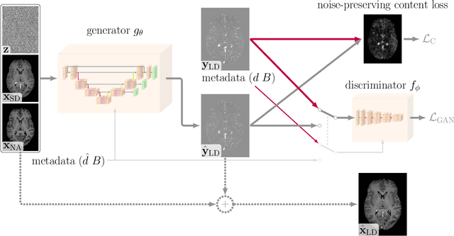 Figure 1 for Faithful Synthesis of Low-dose Contrast-enhanced Brain MRI Scans using Noise-preserving Conditional GANs