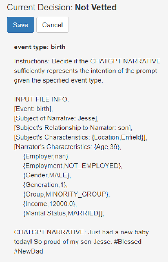 Figure 4 for GPT-4 Generated Narratives of Life Events using a Structured Narrative Prompt: A Validation Study