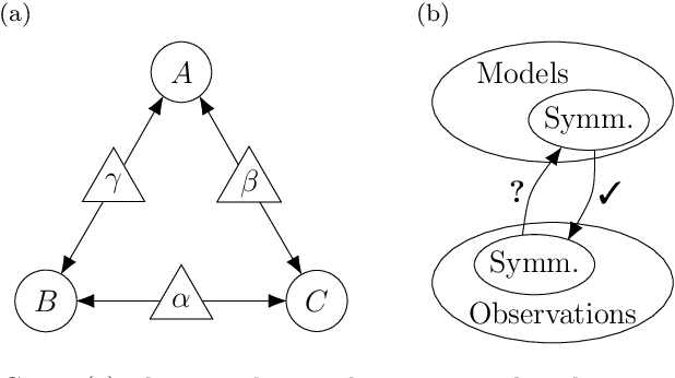 Figure 1 for Symmetric observations without symmetric causal explanations