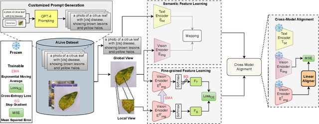Figure 1 for AgriCLIP: Adapting CLIP for Agriculture and Livestock via Domain-Specialized Cross-Model Alignment