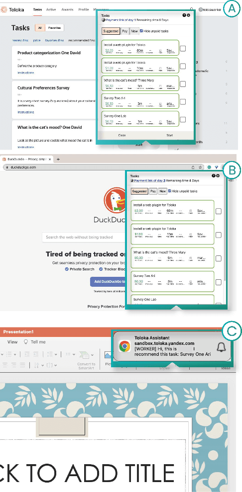 Figure 2 for A Culturally-Aware Tool for Crowdworkers: Leveraging Chronemics to Support Diverse Work Styles
