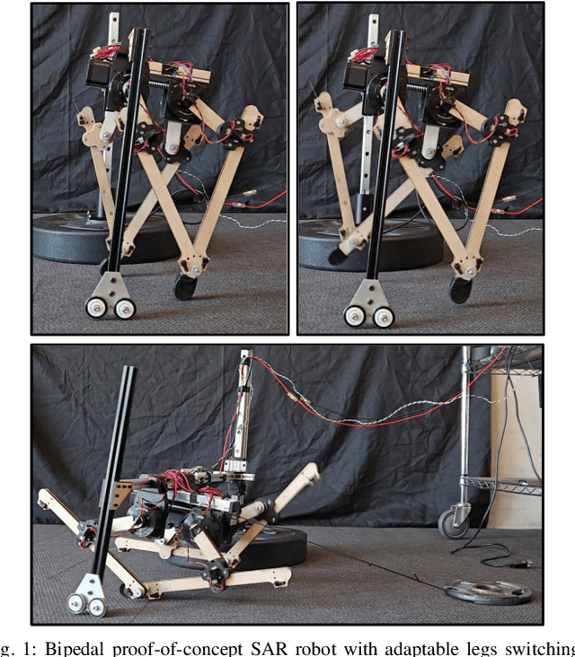 Figure 1 for Dynamically Extensible and Retractable Robotic Leg Linkages for Multi-task Execution in Search and Rescue Scenarios