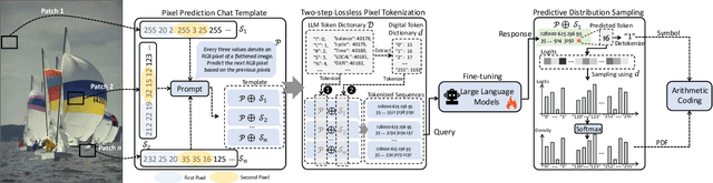 Figure 3 for Large Language Models for Lossless Image Compression: Next-Pixel Prediction in Language Space is All You Need