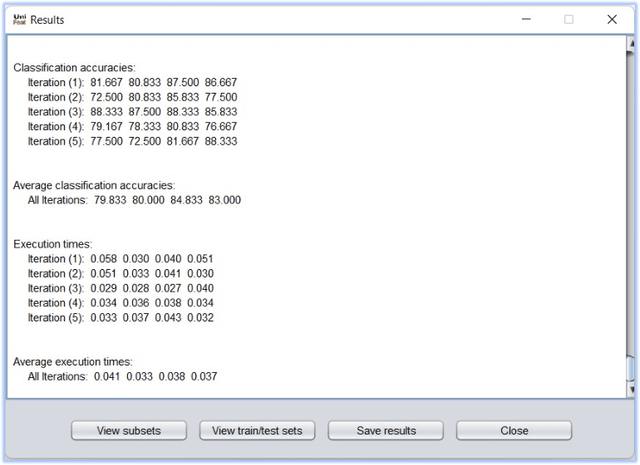 Figure 4 for Universal Feature Selection Tool (UniFeat): An Open-Source Tool for Dimensionality Reduction