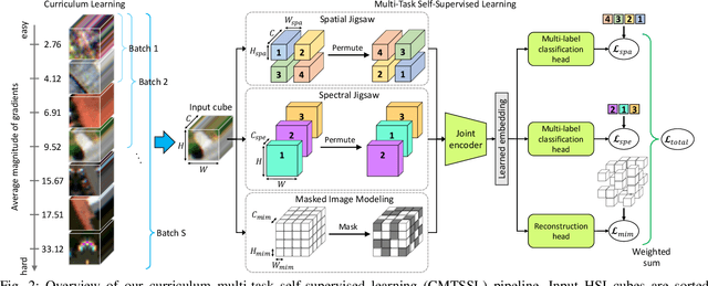 Figure 2 for Curriculum Multi-Task Self-Supervision Improves Lightweight Architectures for Onboard Satellite Hyperspectral Image Segmentation