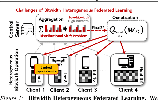 Figure 1 for Bitwidth Heterogeneous Federated Learning with Progressive Weight Dequantization