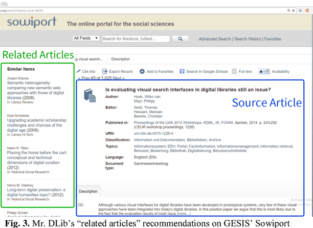 Figure 3 for The Architecture of Mr. DLib's Scientific Recommender-System API