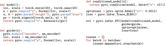 Figure 1 for Pyro: Deep Universal Probabilistic Programming