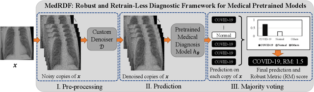 Figure 1 for MedRDF: A Robust and Retrain-Less Diagnostic Framework for Medical Pretrained Models Against Adversarial Attack