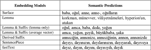 Figure 3 for Comparison of Turkish Word Representations Trained on Different Morphological Forms