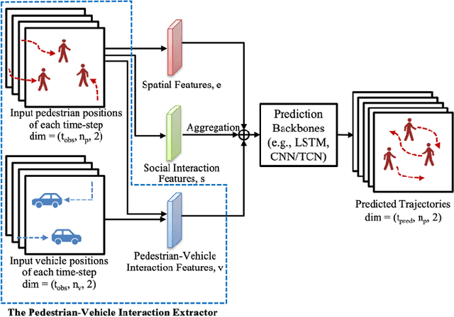 Figure 1 for Learning the Pedestrian-Vehicle Interaction for Pedestrian Trajectory Prediction