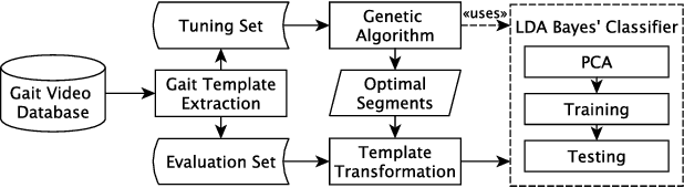 Figure 1 for View-invariant Gait Recognition through Genetic Template Segmentation