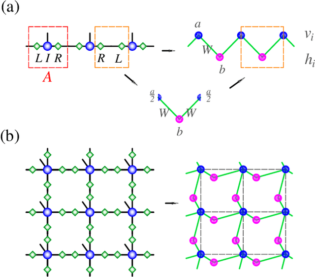 Figure 4 for Equivalence of restricted Boltzmann machines and tensor network states