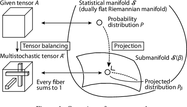 Figure 1 for Tensor Balancing on Statistical Manifold