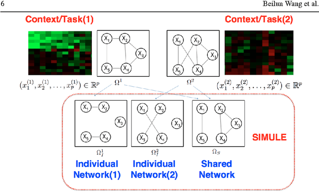 Figure 1 for A constrained L1 minimization approach for estimating multiple Sparse Gaussian or Nonparanormal Graphical Models