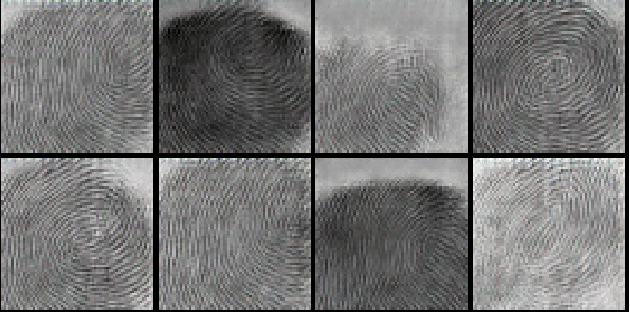 Figure 1 for Finger-GAN: Generating Realistic Fingerprint Images Using Connectivity Imposed GAN