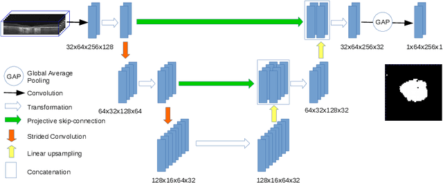 Figure 3 for Projective Skip-Connections for Segmentation Along a Subset of Dimensions in Retinal OCT