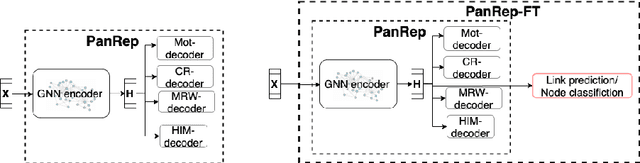 Figure 1 for PanRep: Universal node embeddings for heterogeneous graphs