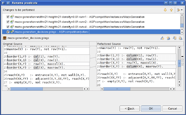 Figure 3 for The SeaLion has Landed: An IDE for Answer-Set Programming---Preliminary Report