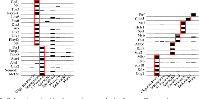 Figure 3 for Discovering Neuronal Cell Types and Their Gene Expression Profiles Using a Spatial Point Process Mixture Model