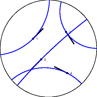 Figure 1 for Multidimensional Scaling in the Poincare Disk
