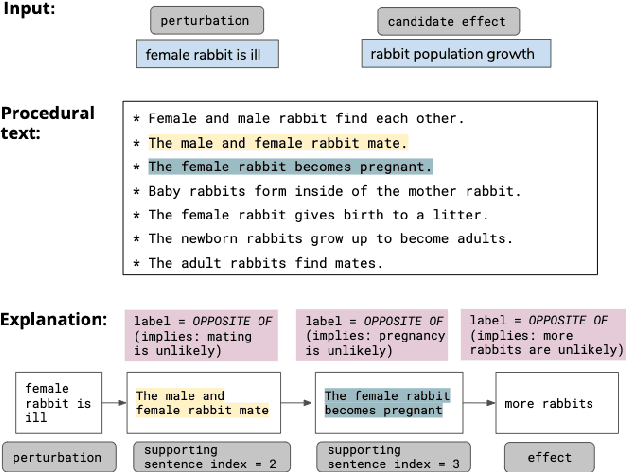 Figure 1 for What-if I ask you to explain: Explaining the effects of perturbations in procedural text