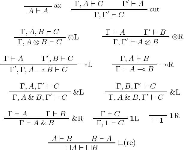 Figure 2 for Non-normal modalities in variants of Linear Logic