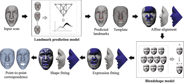 Figure 1 for Fully Automatic Expression-Invariant Face Correspondence