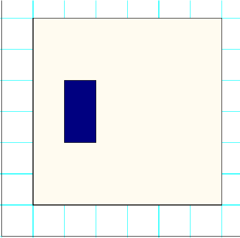 Figure 4 for Minimum cost polygon overlay with rectangular shape stock panels