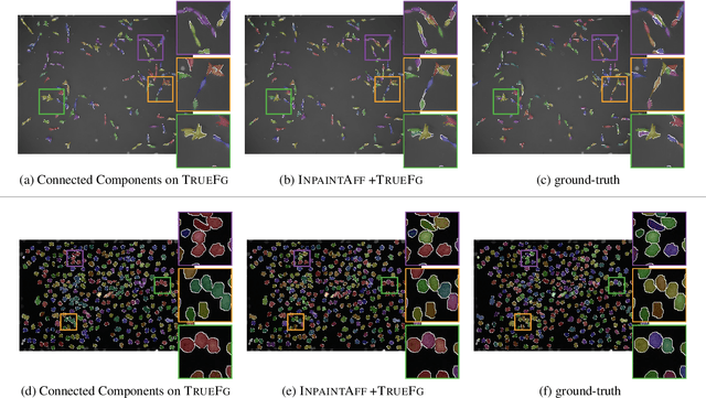 Figure 4 for Instance Separation Emerges from Inpainting