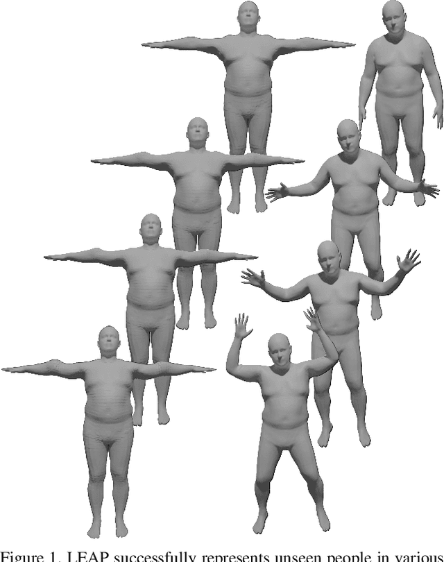 Figure 1 for LEAP: Learning Articulated Occupancy of People