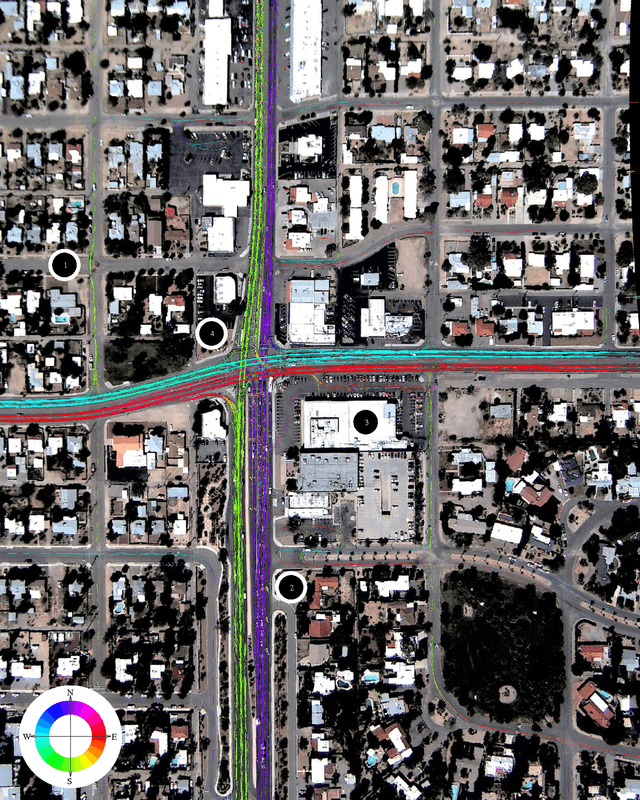 Figure 4 for Automatic creation of urban velocity fields from aerial video