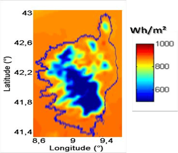 Figure 2 for Numerical weather prediction or stochastic modeling: an objective criterion of choice for the global radiation forecasting