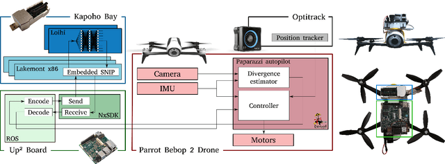 Figure 4 for Neuromorphic control for optic-flow-based landings of MAVs using the Loihi processor