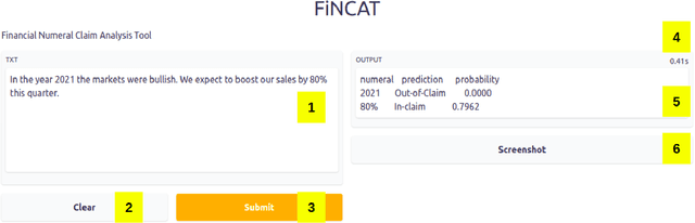 Figure 3 for FiNCAT: Financial Numeral Claim Analysis Tool