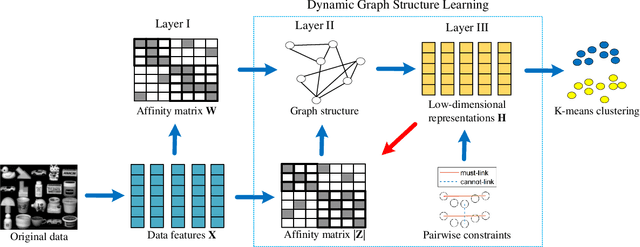 Figure 1 for Semi-Supervised Clustering via Dynamic Graph Structure Learning