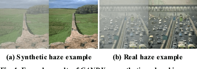 Figure 1 for CANDY: Conditional Adversarial Networks based Fully End-to-End System for Single Image Haze Removal