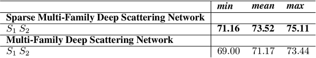 Figure 2 for Sparse Multi-Family Deep Scattering Network