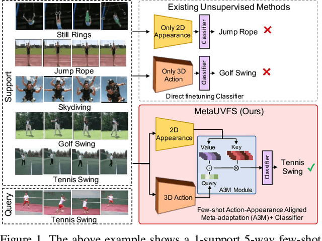 Figure 1 for Unsupervised Few-Shot Action Recognition via Action-Appearance Aligned Meta-Adaptation