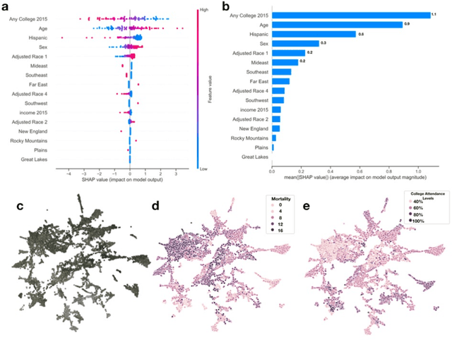 Figure 3 for Longevity Associated Geometry Identified in Satellite Images: Sidewalks, Driveways and Hiking Trails