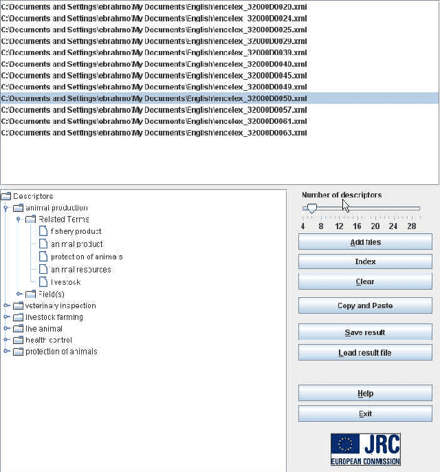 Figure 4 for JRC EuroVoc Indexer JEX - A freely available multi-label categorisation tool