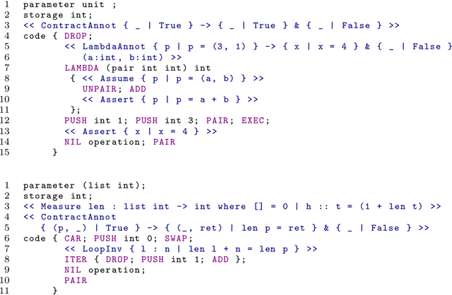 Figure 3 for HELMHOLTZ: A Verifier for Tezos Smart Contracts Based on Refinement Types