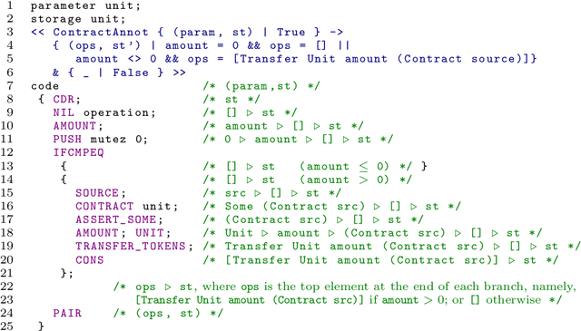 Figure 1 for HELMHOLTZ: A Verifier for Tezos Smart Contracts Based on Refinement Types