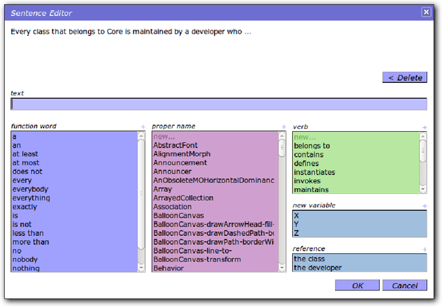 Figure 4 for Verifiable Source Code Documentation in Controlled Natural Language