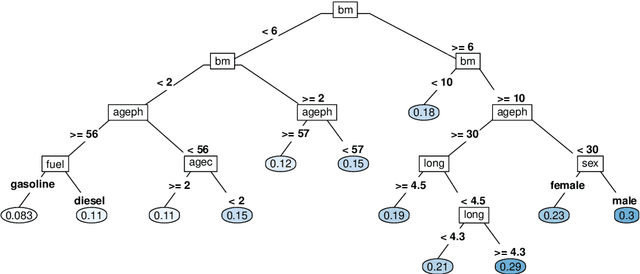 Figure 3 for Boosting insights in insurance tariff plans with tree-based machine learning