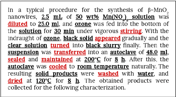 Figure 1 for The Materials Science Procedural Text Corpus: Annotating Materials Synthesis Procedures with Shallow Semantic Structures