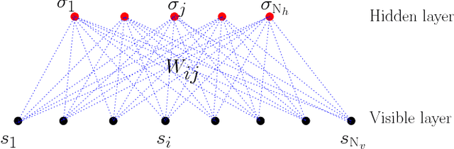 Figure 1 for Thermodynamics of Restricted Boltzmann Machines and related learning dynamics