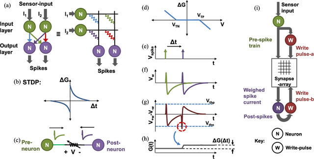 Figure 1 for An On-chip Trainable and Clock-less Spiking Neural Network with 1R Memristive Synapses