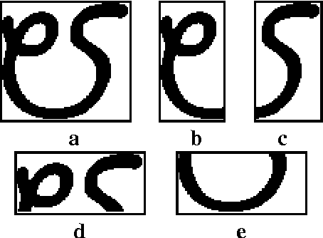 Figure 3 for A Single Euler Number Feature for Multi-font Multi-size Kannada Numeral Recognition